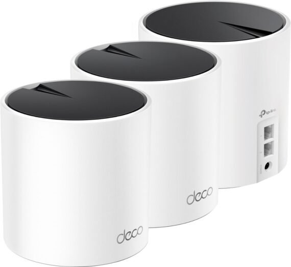 TP-Link - Deco X25 AX1800 Dual-Band Whole Home Mesh Wi-Fi 6 System (3-Pack) - White - Image 4