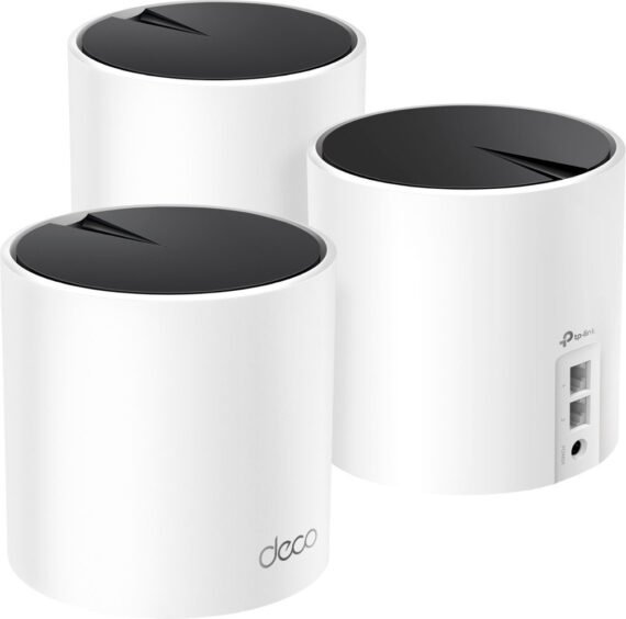 TP-Link - Deco X25 AX1800 Dual-Band Whole Home Mesh Wi-Fi 6 System (3-Pack) - White - Image 5